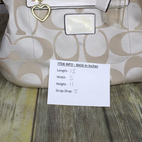 COACH Daisy Signature Foldover Shoulder Bag - Picture 12 of 12